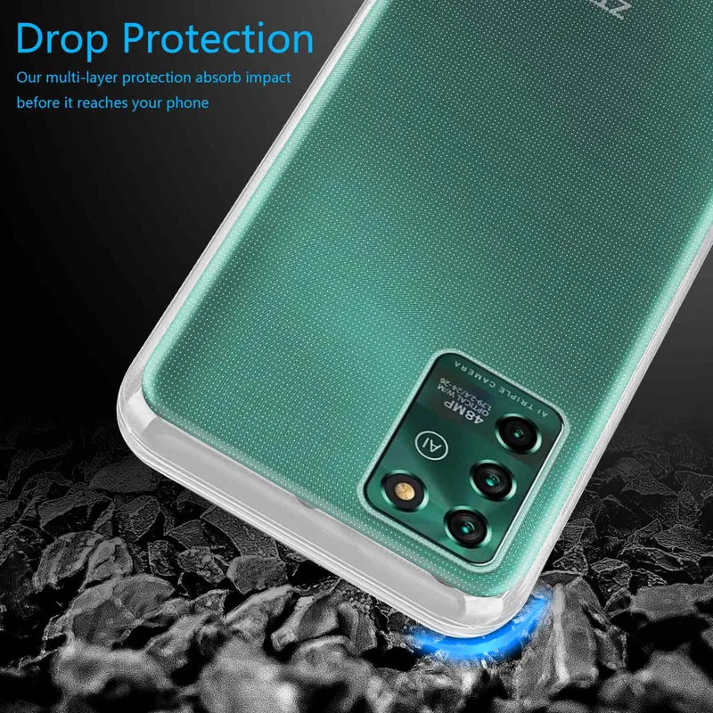 Cadorabo Hülle kompatibel mit ZTE Blade V30 Vita Schutzhülle aus flexiblem TPU Silikon