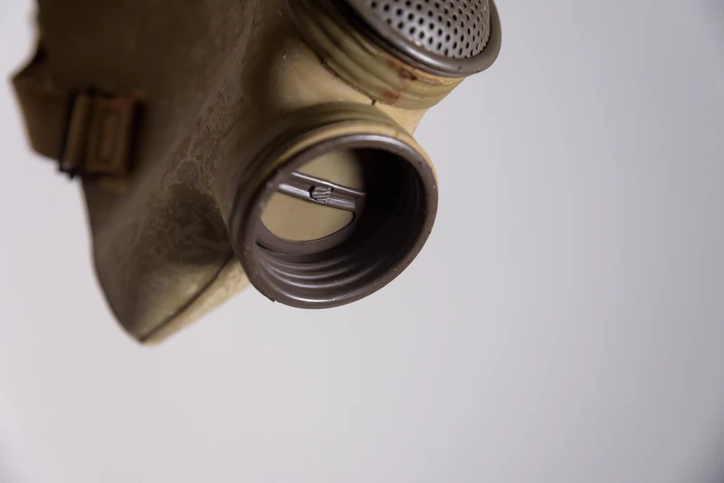 Gasmaske T.35 Größe III -REI WW 2