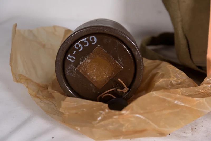 Gasmaske T.35 Größe III -REI WW 2