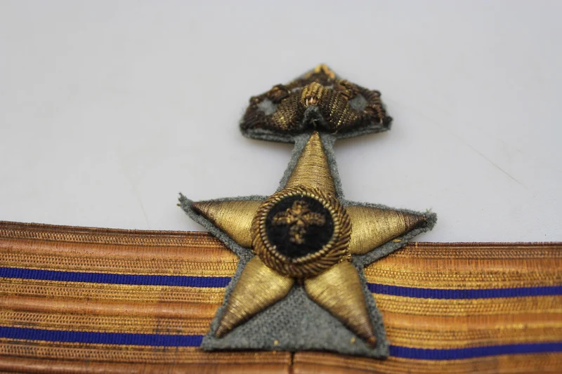 Emblem und Dienstgradmütze 34 REI WW 2 Versorgungsoffizier