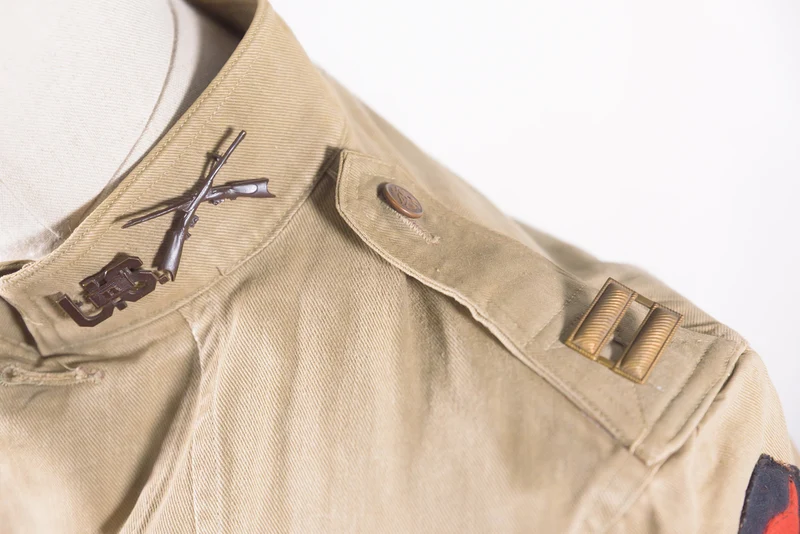 US Army WW1 - Offiziers-Sommerjacke, 34. Infanteriedivision