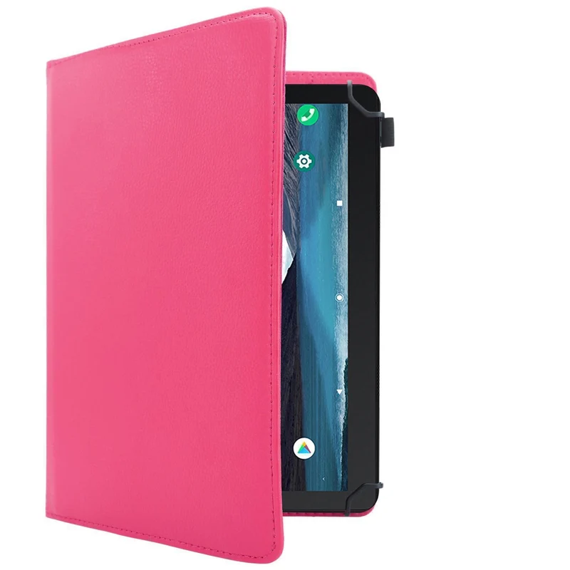Cadorabo Tablet Hülle kompatibel mit Asus Zenpad 3 (8.0 Zoll) 360 Grad Schutzhülle aus Kunstleder mit Standfunktion und Gummiband