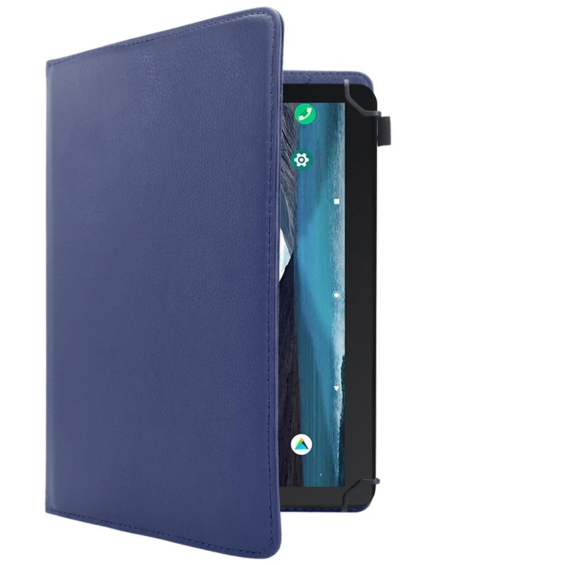 Cadorabo Tablet Hülle kompatibel mit LG G Pad IV (8.0 Zoll) 360 Grad Schutzhülle aus Kunstleder mit Standfunktion und Gummiband