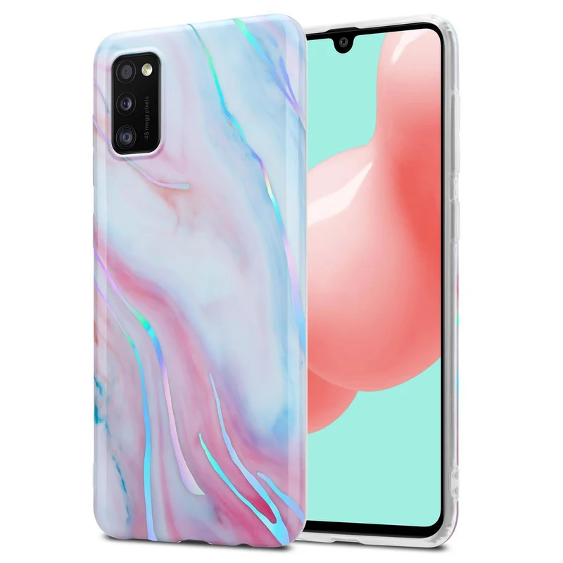 Cadorabo Hülle kompatibel mit Samsung Galaxy A41 Schutzhülle aus TPU Silikon mit Muster Mosaik
