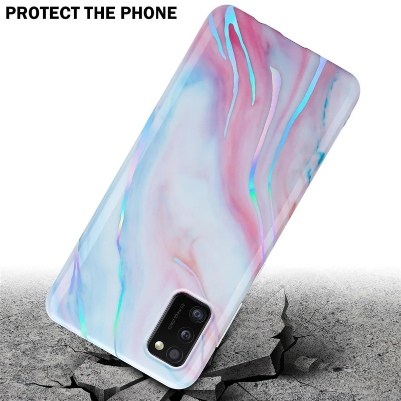 Cadorabo Hülle kompatibel mit Samsung Galaxy A41 Schutzhülle aus TPU Silikon mit Muster Mosaik