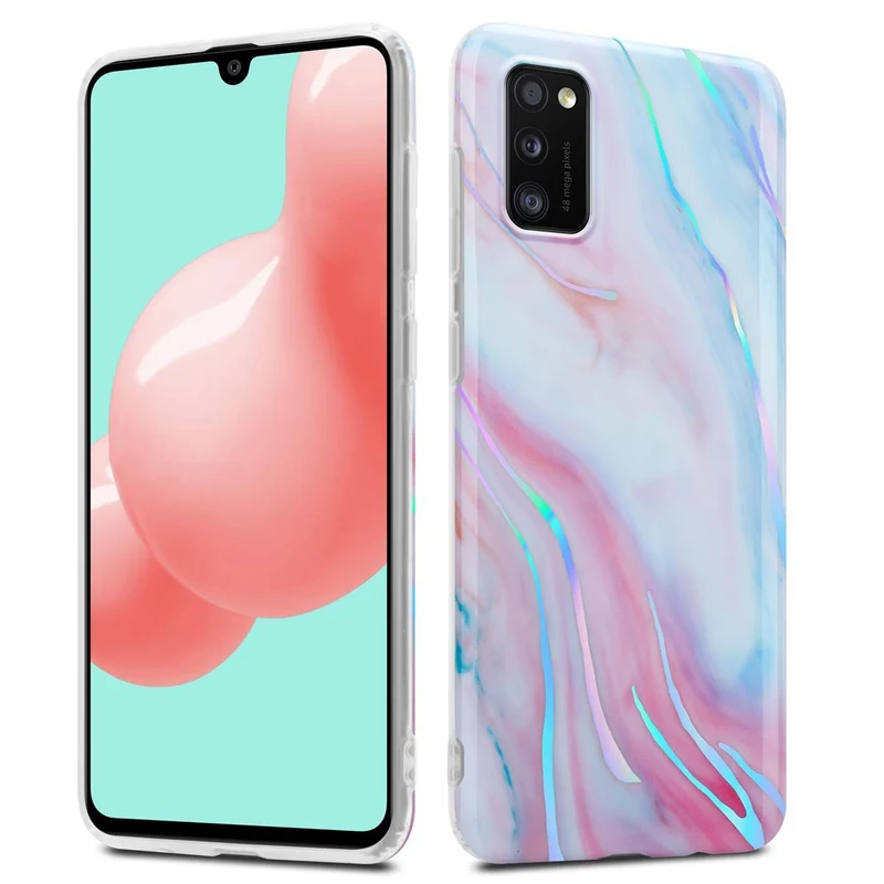 Cadorabo Hülle kompatibel mit Samsung Galaxy A41 Schutzhülle aus TPU Silikon mit Muster Mosaik