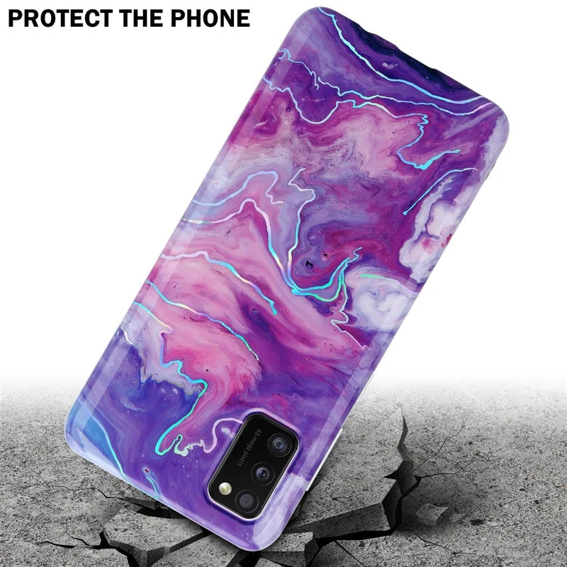 Cadorabo Hülle kompatibel mit Samsung Galaxy A41 Schutzhülle aus TPU Silikon mit Muster Mosaik