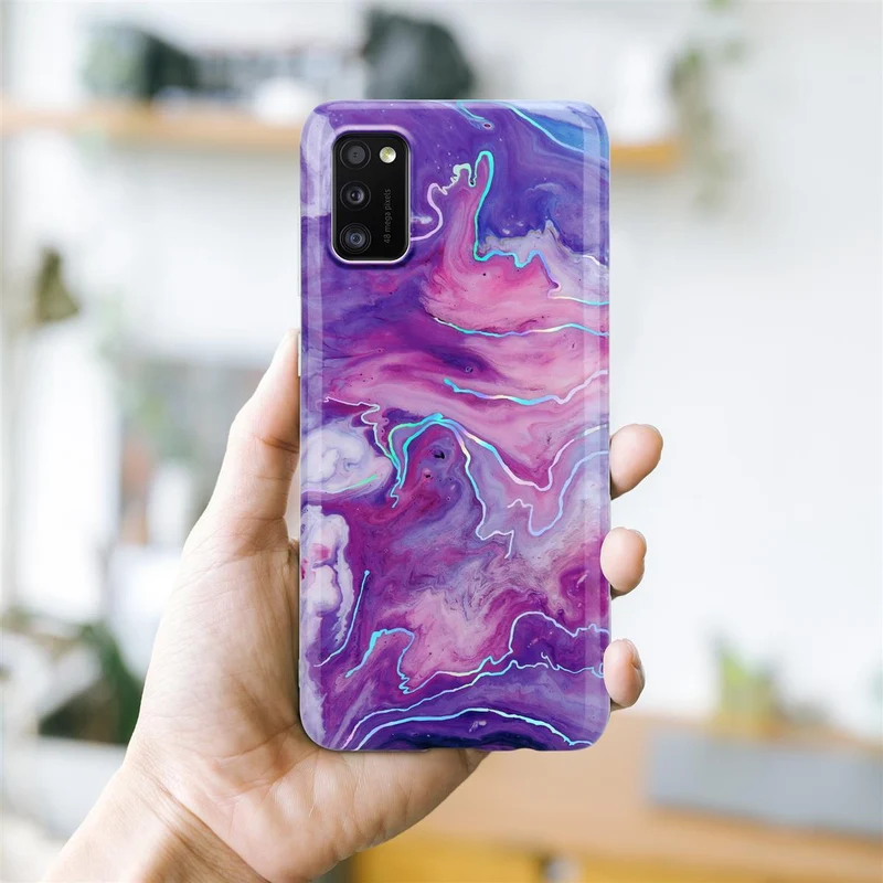 Cadorabo Hülle kompatibel mit Samsung Galaxy A41 Schutzhülle aus TPU Silikon mit Muster Mosaik
