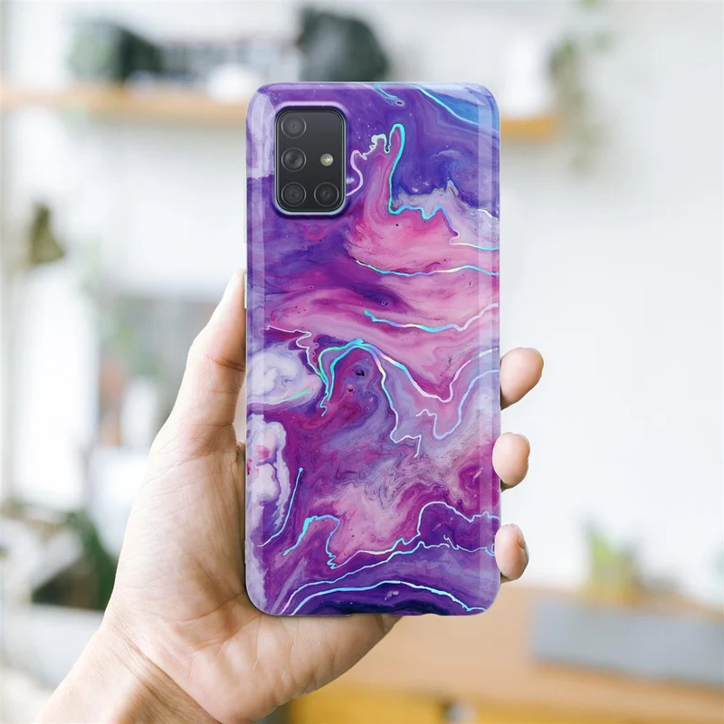 Cadorabo Hülle kompatibel mit Samsung Galaxy A71 4G Schutzhülle aus TPU Silikon mit Muster Mosaik