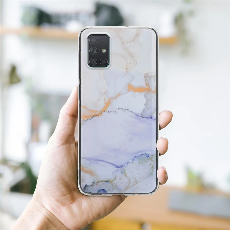 Cadorabo Hülle kompatibel mit Samsung Galaxy A71 4G Schutzhülle aus TPU Silikon mit Muster Mosaik