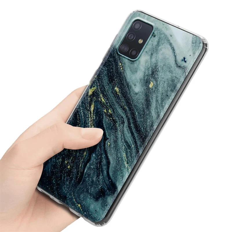 Cadorabo Hülle kompatibel mit Samsung Galaxy A51 4G / M40s Schutzhülle aus TPU Silikon mit Muster Mosaik