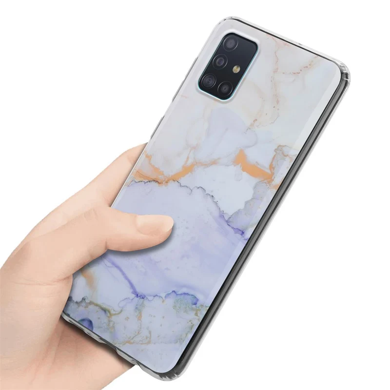 Cadorabo Hülle kompatibel mit Samsung Galaxy A51 4G / M40s Schutzhülle aus TPU Silikon mit Muster Mosaik