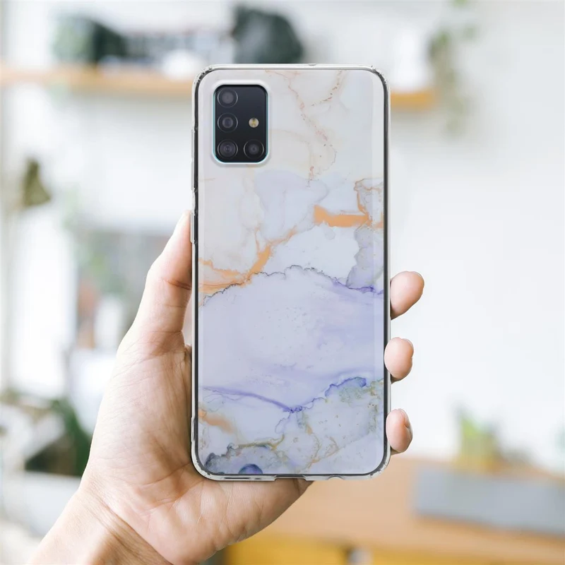 Cadorabo Hülle kompatibel mit Samsung Galaxy A51 4G / M40s Schutzhülle aus TPU Silikon mit Muster Mosaik
