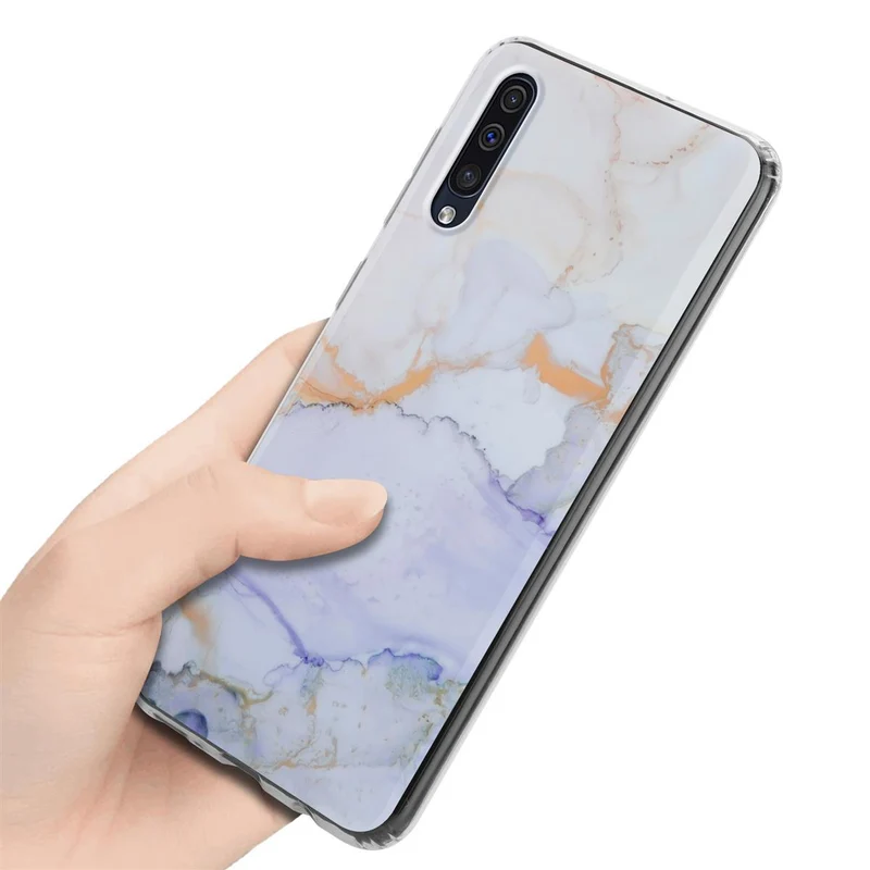 Cadorabo Hülle kompatibel mit Samsung Galaxy A50 4G / A50s / A30s Schutzhülle aus TPU Silikon mit Muster Mosaik