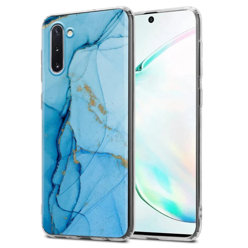 Cadorabo Hülle kompatibel mit Samsung Galaxy NOTE 10 Schutzhülle aus TPU Silikon mit Muster Mosaik