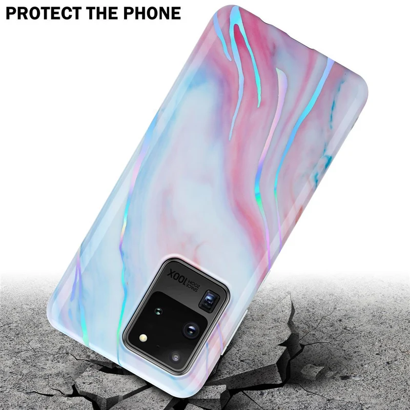 Cadorabo Hülle kompatibel mit Samsung Galaxy S20 ULTRA Schutzhülle aus TPU Silikon mit Muster Mosaik