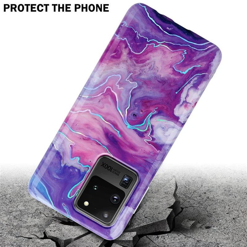Cadorabo Hülle kompatibel mit Samsung Galaxy S20 ULTRA Schutzhülle aus TPU Silikon mit Muster Mosaik