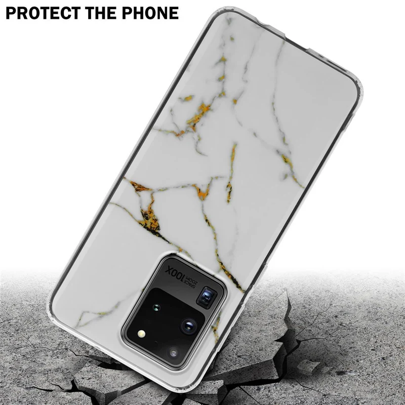 Cadorabo Hülle kompatibel mit Samsung Galaxy S20 ULTRA Schutzhülle aus TPU Silikon mit Muster Mosaik