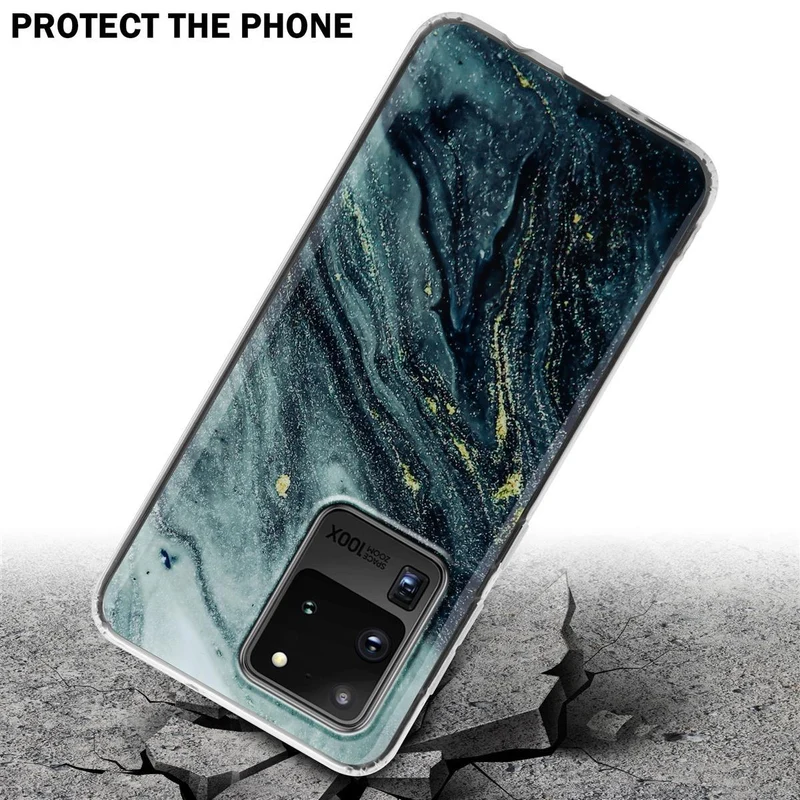 Cadorabo Hülle kompatibel mit Samsung Galaxy S20 ULTRA Schutzhülle aus TPU Silikon mit Muster Mosaik