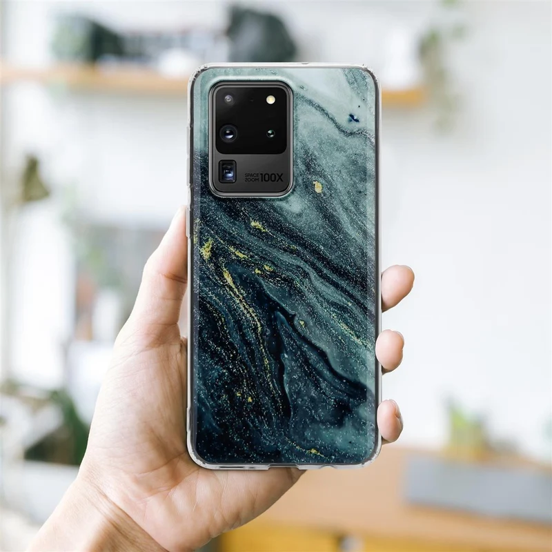 Cadorabo Hülle kompatibel mit Samsung Galaxy S20 ULTRA Schutzhülle aus TPU Silikon mit Muster Mosaik
