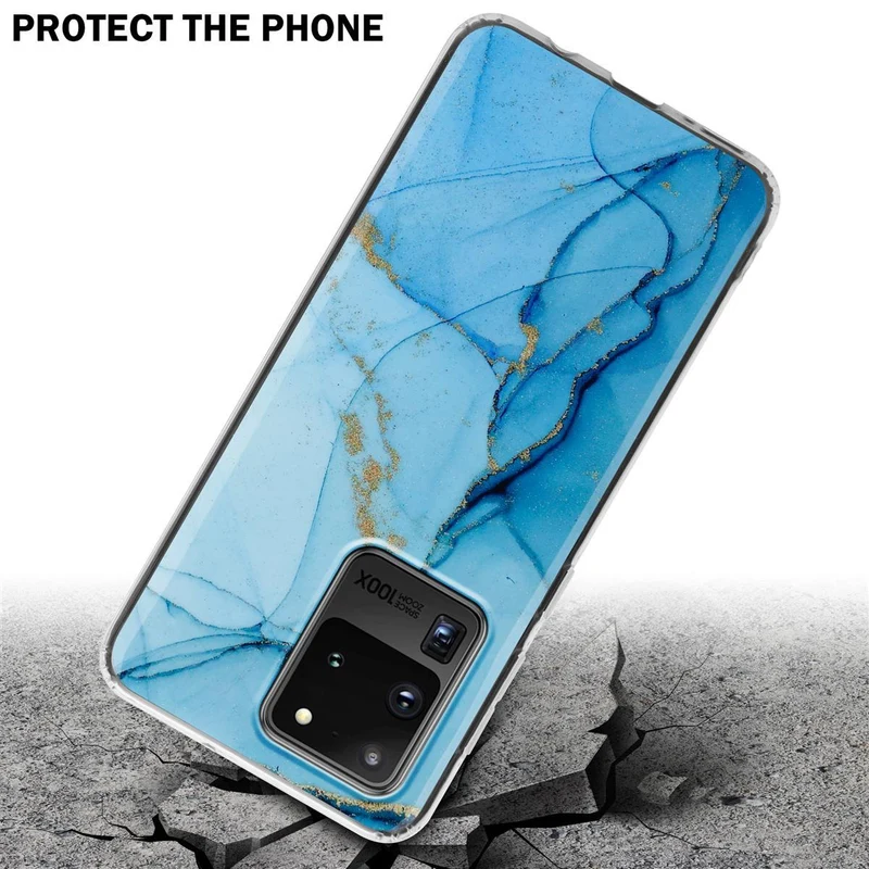 Cadorabo Hülle kompatibel mit Samsung Galaxy S20 ULTRA Schutzhülle aus TPU Silikon mit Muster Mosaik