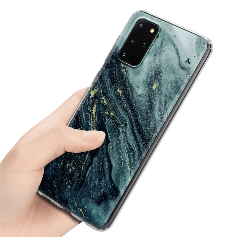 Cadorabo Hülle kompatibel mit Samsung Galaxy S20 PLUS Schutzhülle aus TPU Silikon mit Muster Mosaik