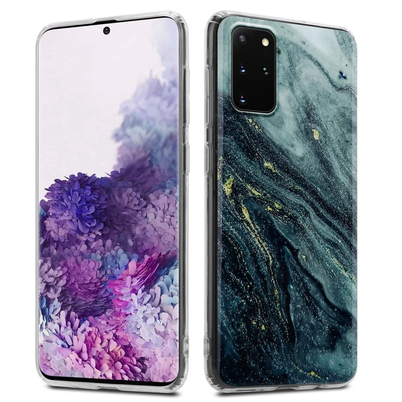 Cadorabo Hülle kompatibel mit Samsung Galaxy S20 PLUS Schutzhülle aus TPU Silikon mit Muster Mosaik