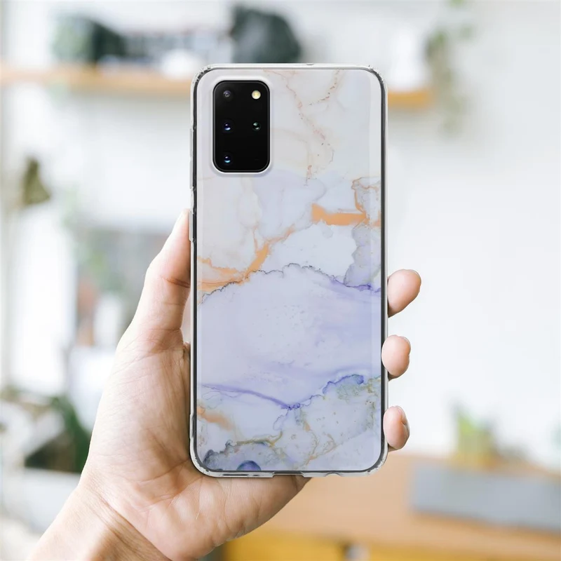 Cadorabo Hülle kompatibel mit Samsung Galaxy S20 PLUS Schutzhülle aus TPU Silikon mit Muster Mosaik