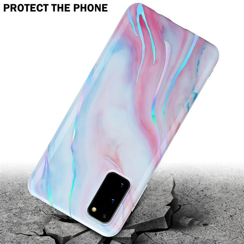Cadorabo Hülle kompatibel mit Samsung Galaxy S20 Schutzhülle aus TPU Silikon mit Muster Mosaik