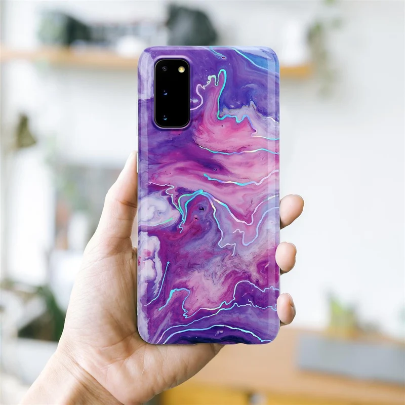 Cadorabo Hülle kompatibel mit Samsung Galaxy S20 Schutzhülle aus TPU Silikon mit Muster Mosaik