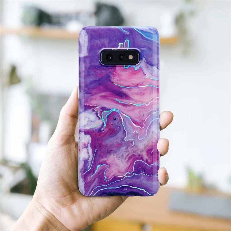 Cadorabo Hülle kompatibel mit Samsung Galaxy S10e Schutzhülle aus TPU Silikon mit Muster Mosaik