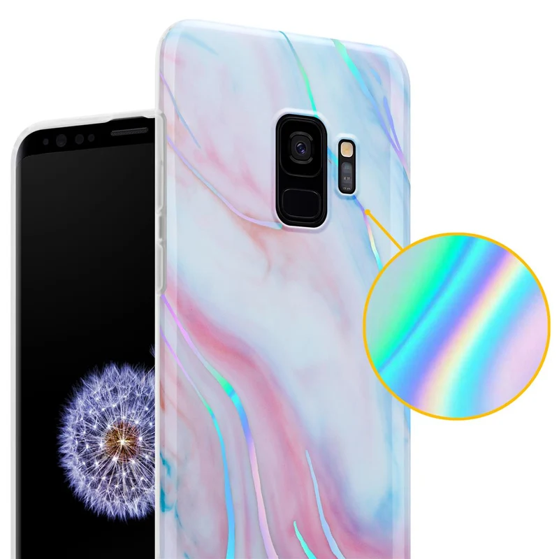 Cadorabo Hülle kompatibel mit Samsung Galaxy S9 Schutzhülle aus TPU Silikon mit Muster Mosaik