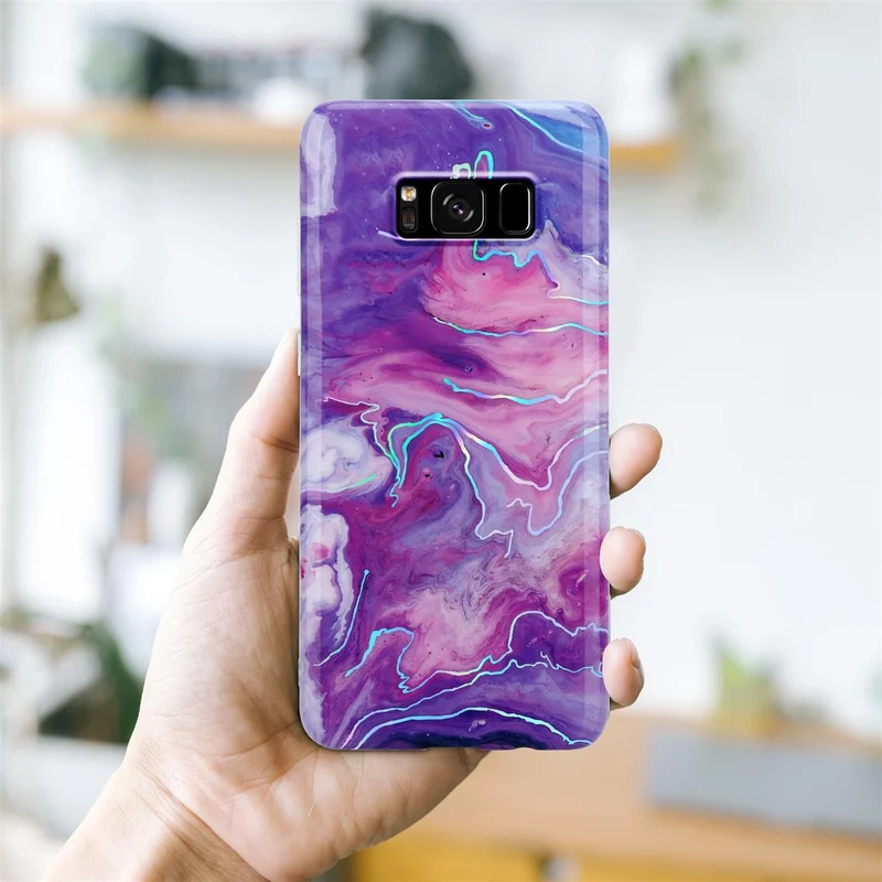 Cadorabo Hülle kompatibel mit Samsung Galaxy S8 PLUS Schutzhülle aus TPU Silikon mit Muster Mosaik