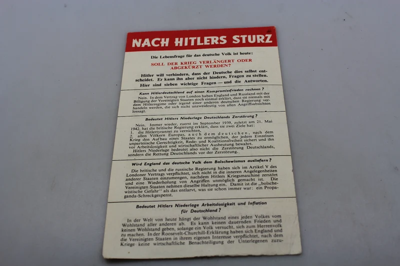 Propaganda-Flyer