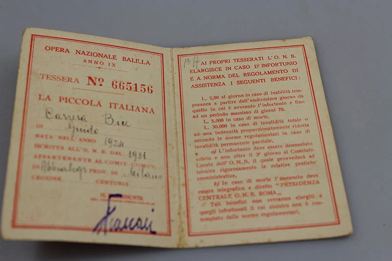 ONB-Karte "Little Italian" IX°