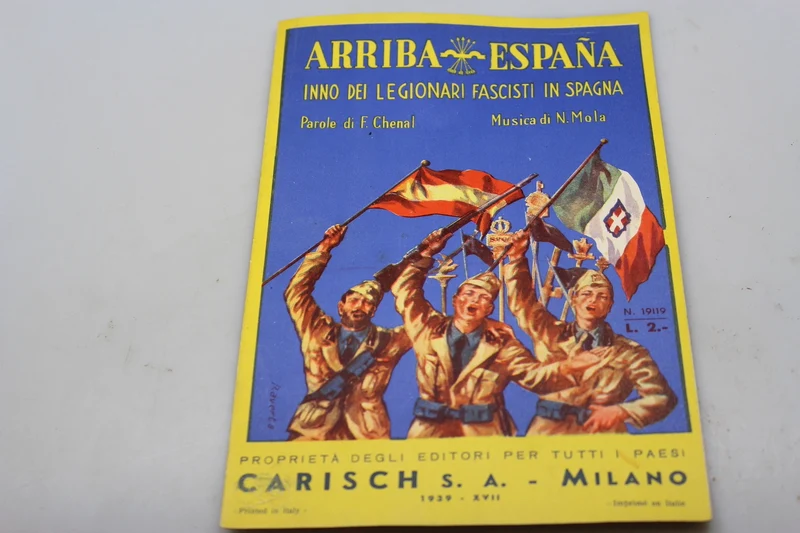 "Arriba Espana" - Hymne der faschistischen Legionäre in Spanien