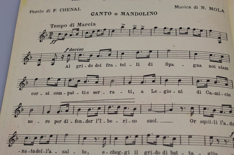 "Arriba Espana" - Hymne der faschistischen Legionäre in Spanien