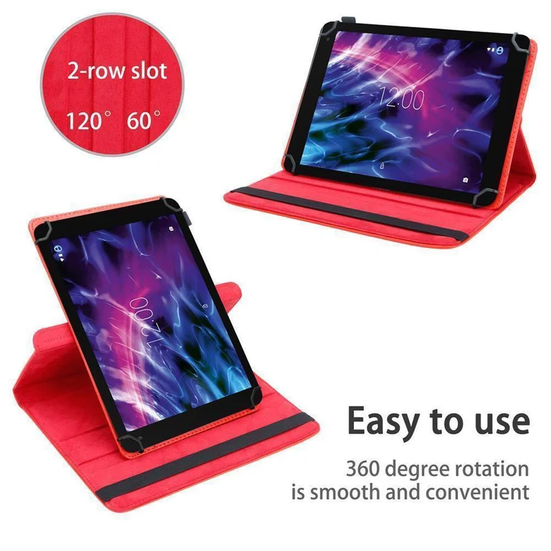 Cadorabo Tablet Hülle kompatibel mit Medion LifeTab P10606 360 Grad Schutzhülle aus Kunstleder mit Standfunktion und Gummiband