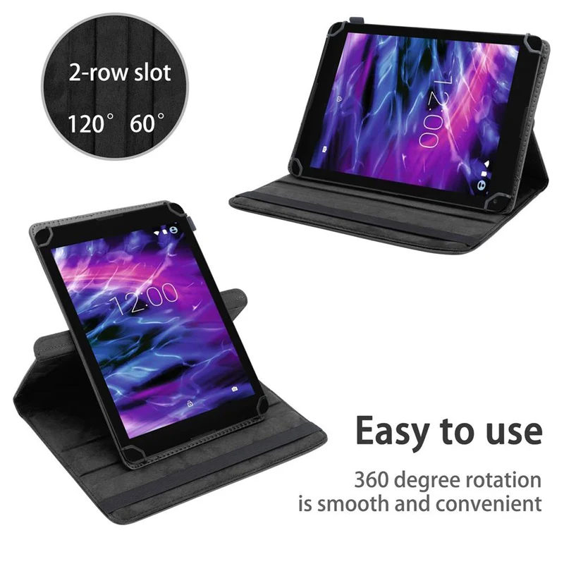 Cadorabo Tablet Hülle kompatibel mit Medion LifeTab P8513 360 Grad Schutzhülle aus Kunstleder mit Standfunktion und Gummiband