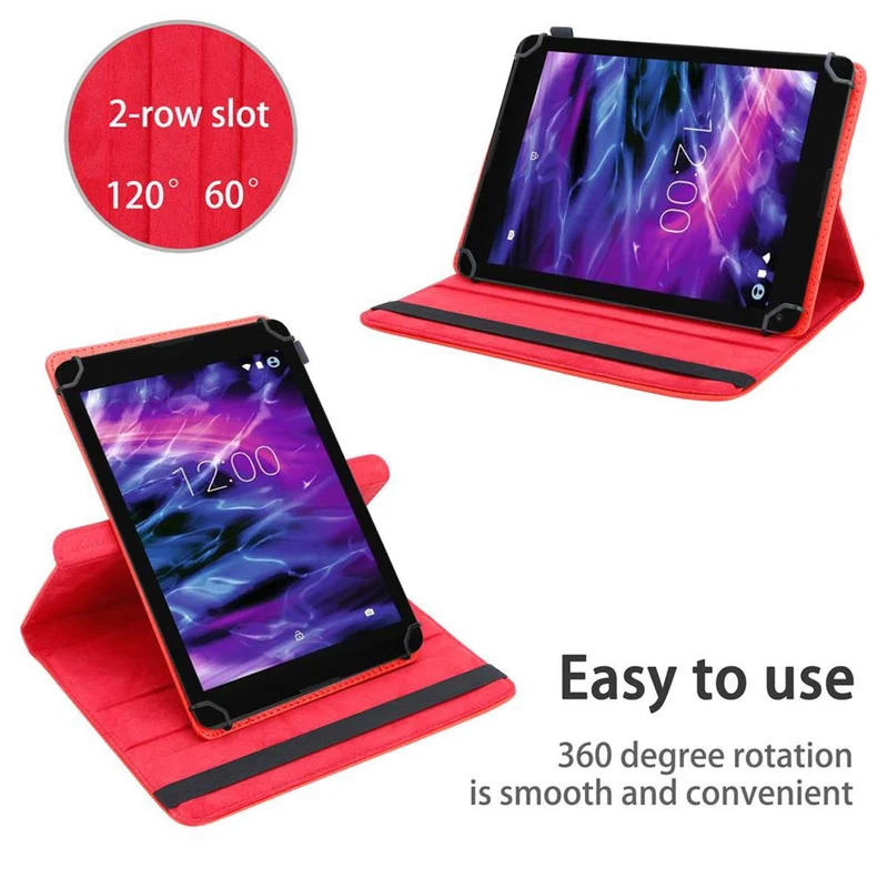 Cadorabo Tablet Hülle kompatibel mit Medion LifeTab P8513 360 Grad Schutzhülle aus Kunstleder mit Standfunktion und Gummiband