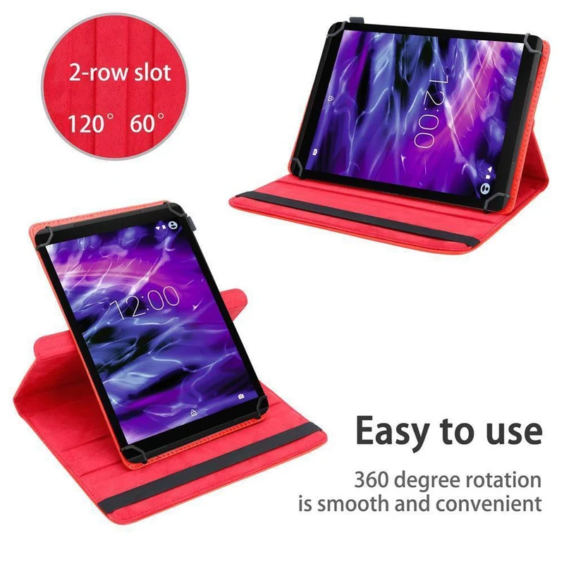 Cadorabo Tablet Hülle kompatibel mit Medion LifeTab X10313 360 Grad Schutzhülle aus Kunstleder mit Standfunktion und Gummiband