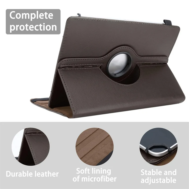 Cadorabo Tablet Hülle kompatibel mit Medion LifeTab P10610 360 Grad Schutzhülle aus Kunstleder mit Standfunktion und Gummiband