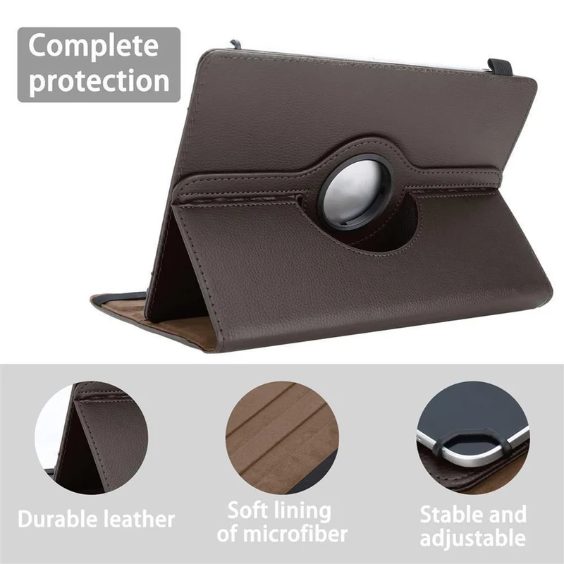 Cadorabo Tablet Hülle kompatibel mit Alcatel Smart Tab (7 Zoll) 360 Grad Schutzhülle aus Kunstleder mit Standfunktion und Gummiband