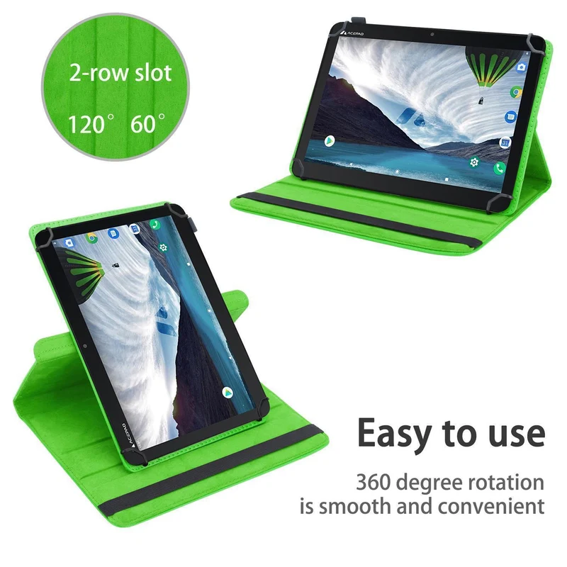 Cadorabo Tablet Hülle kompatibel mit Xiaomi Mi Pad 3 (7.9 Zoll) 360 Grad Schutzhülle aus Kunstleder mit Standfunktion und Gummiband