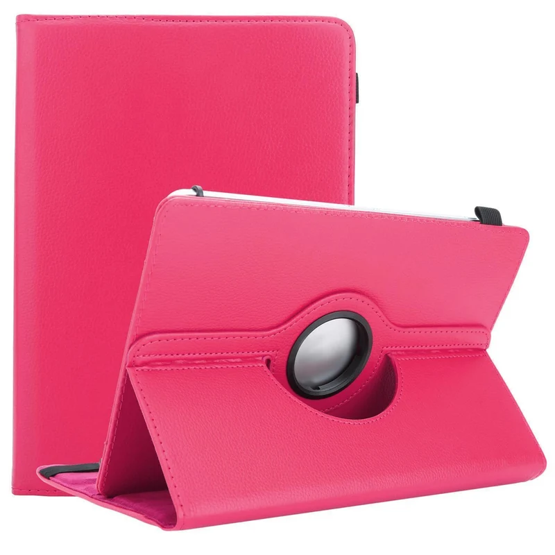 Cadorabo Tablet Hülle kompatibel mit Lenovo Tab E10 (10.1) 360 Grad Schutzhülle aus Kunstleder mit Standfunktion und Gummiband
