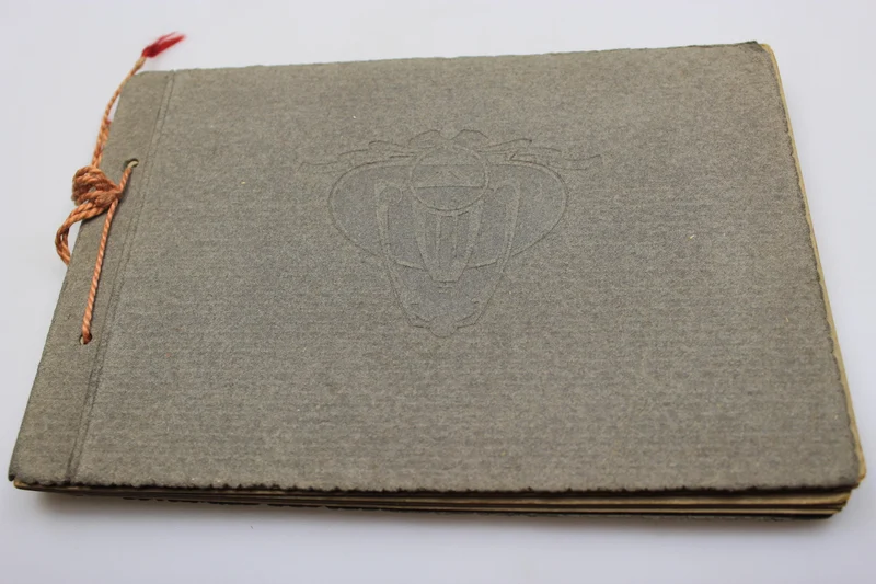 Album mit 8 Postkarten Afrikafeldzug 1936