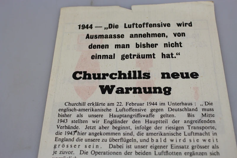 Alliierte Propagandabroschüre