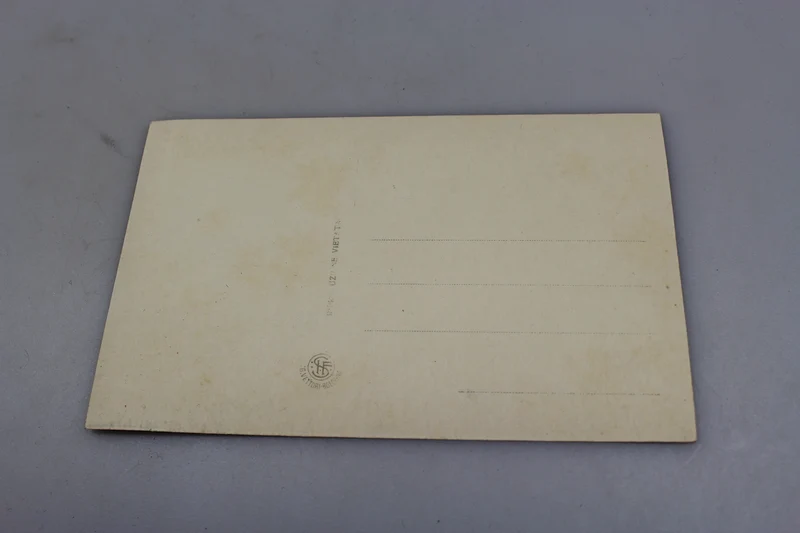 Postkarte mit Darstellung des Duce Benito Mussolini