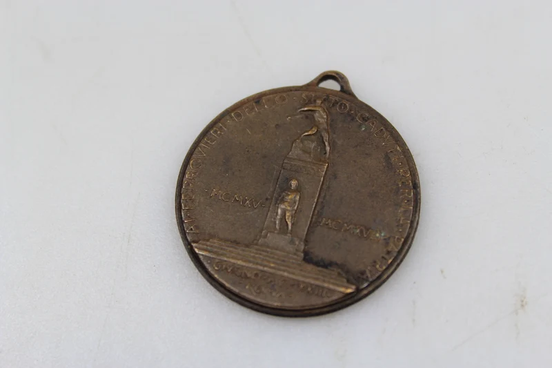 Medaille "Den Eisenbahnern des Staates, die 1915/18 für ihr Land gefallen sind" - Rom X°