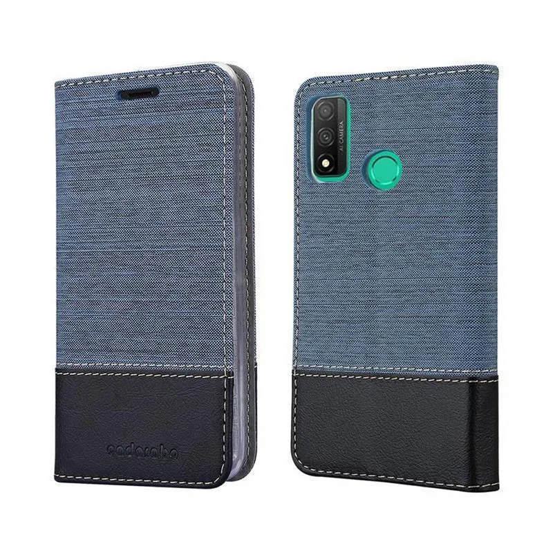 Cadorabo Hülle kompatibel mit Huawei P SMART 2020 Schutzhülle mit Magnetverschluss, Standfunktion und Kartenfach
